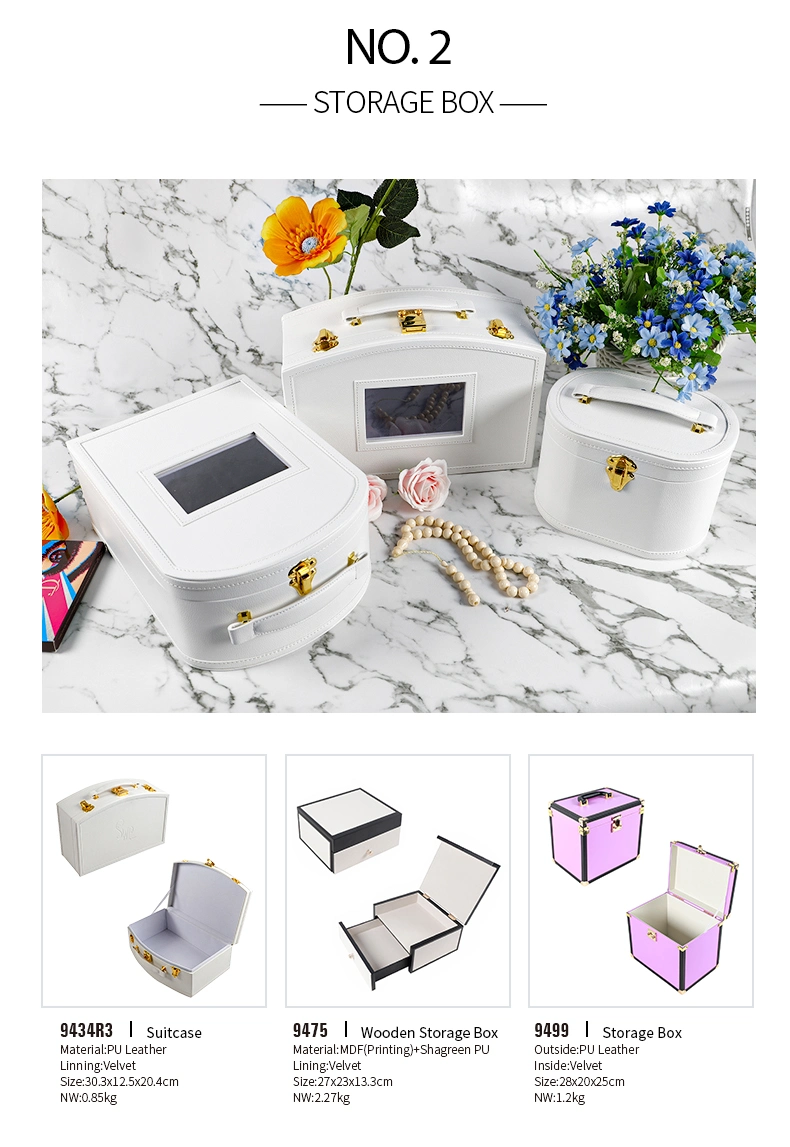 Hot Sale Wholesale Custom Portable Pink Gift Box with Handle and Tag