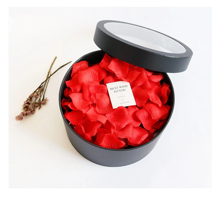 Hot Sale a Single Transparent Round Flower Box for Valentine&prime; S Day