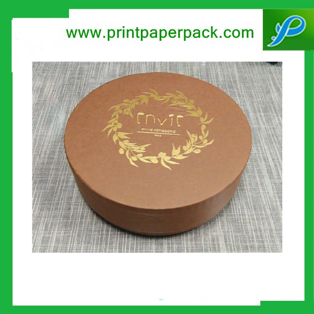 2016 Custom Printed Hat Round Cardboard Paper Flower Gift Box