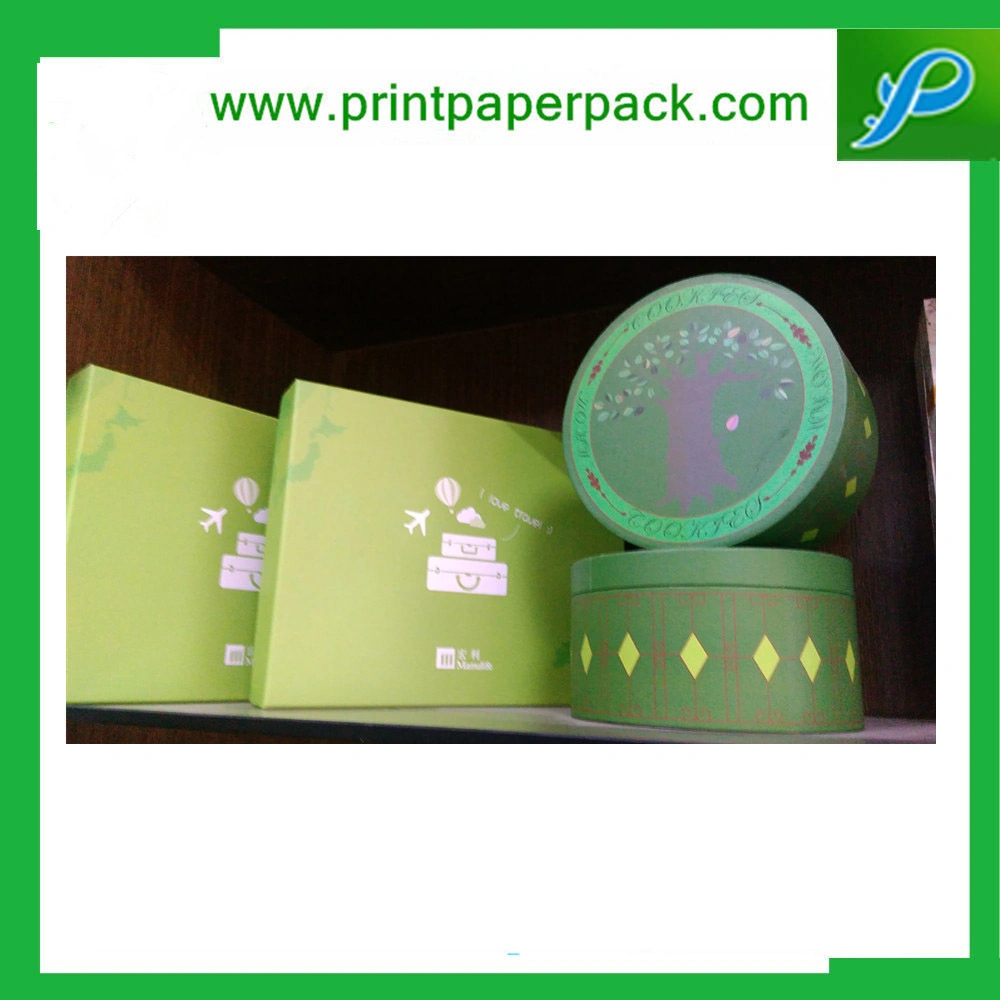 2016 Custom Printed Hat Round Cardboard Paper Flower Gift Box